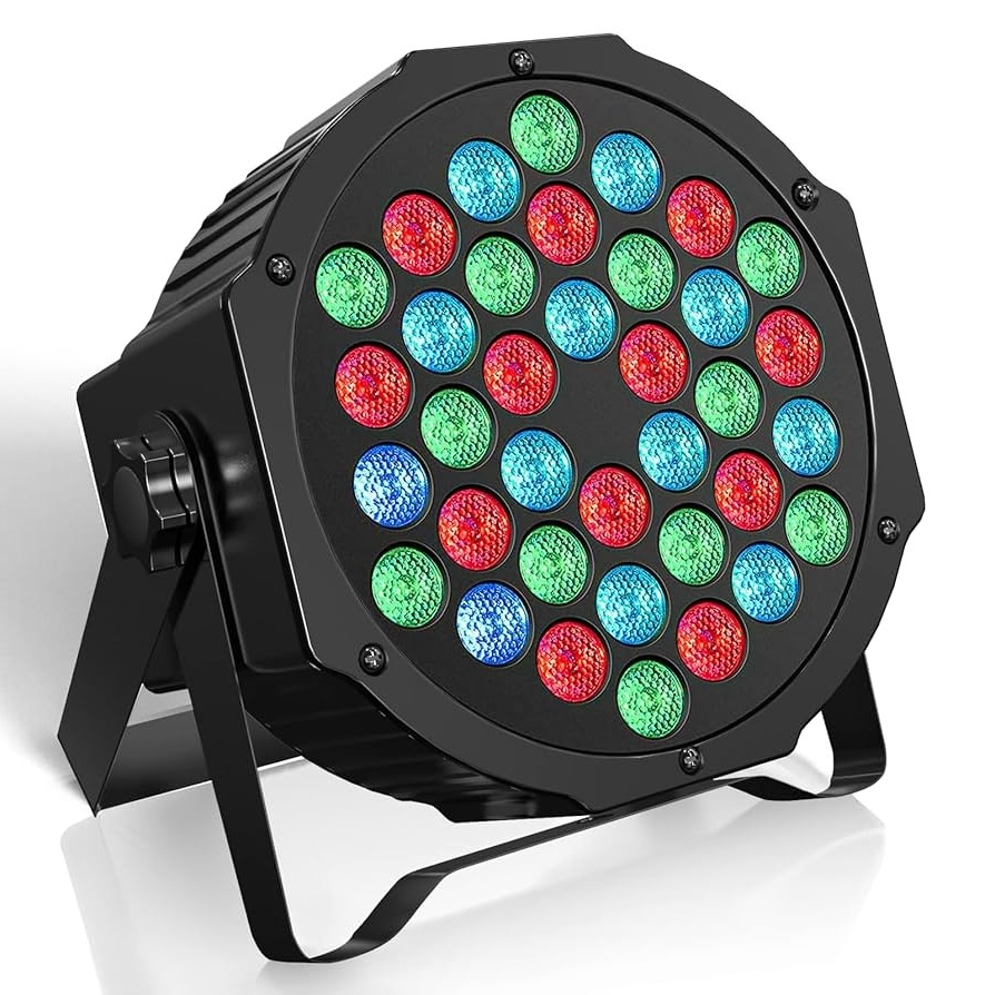 RGB LED-Strahler für farbenfrohe Eventbeleuchtung, Ambientelicht oder Bühnenlicht – mieten bei BassModus Veranstaltungstechnik