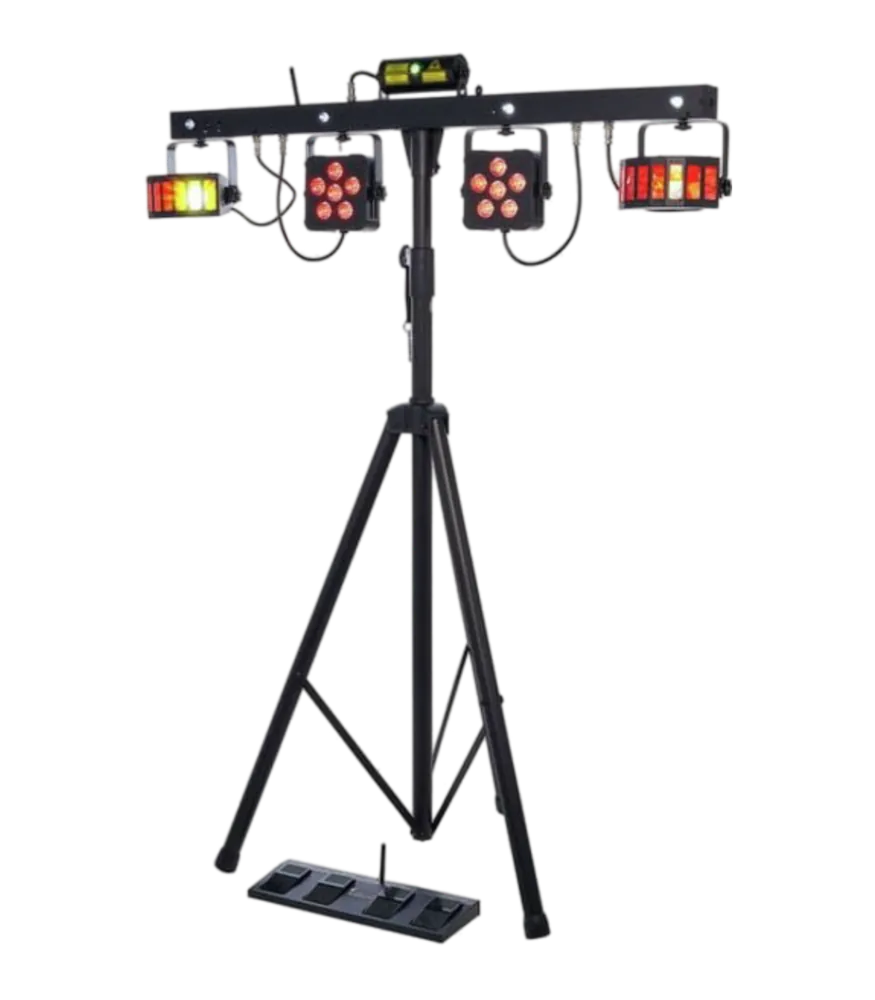 Partylicht XL – Lichteffekt-System auf Stativ